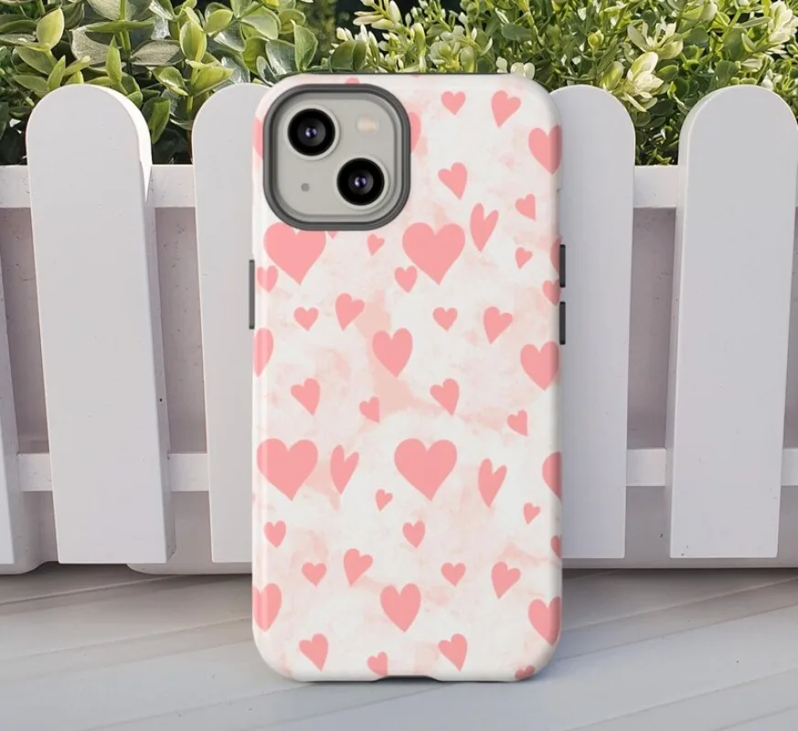 Love Potion Heart Phone Case For IPHONE 16 15PRO MAX 14 13 12 11 Acrylic TPU Two in one magnetic Phone Cases