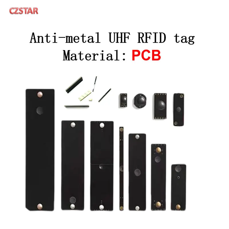 

30pcs passive ISO18000-6C EPC gen2 anti-metal long range reader uhf rfid tags sticker on metal for logistics warehouse inventory
