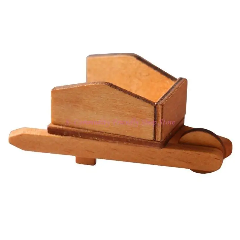 85ae 1:12 Dollhouse Miniature Furniture Mini Hoe/Straw Bales/Firewood/Toy Toy