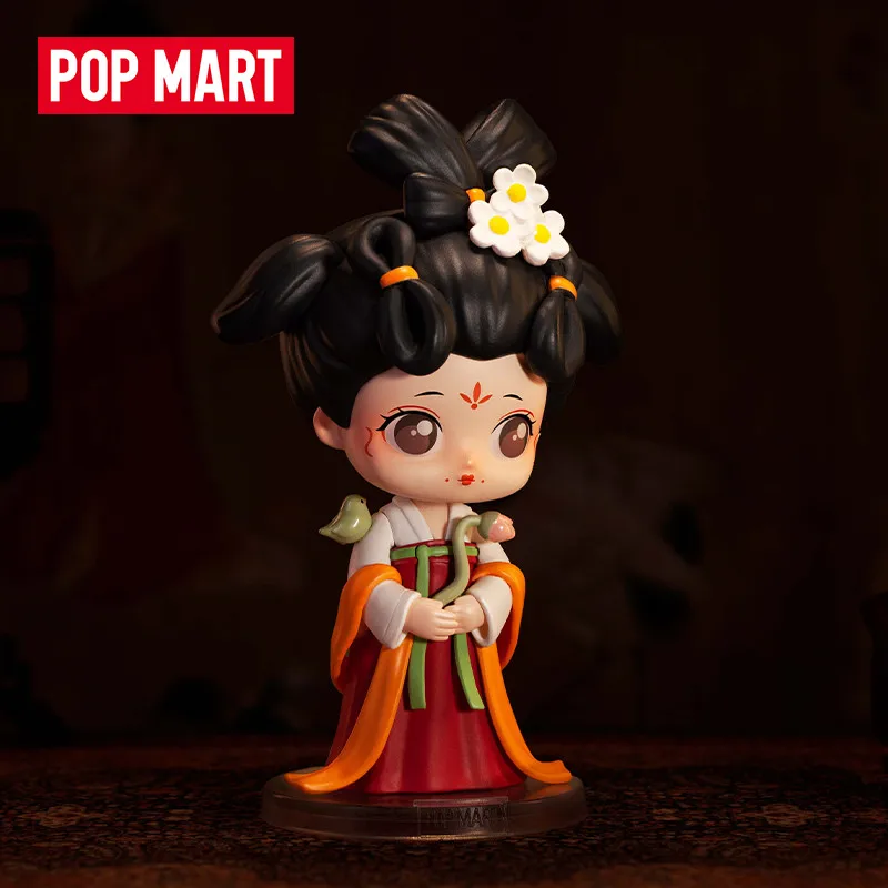 Ban Đầu POP MART Trung Quốc Cổ Đại Thời Nhà Đường Series Mù Hộp Đồ Chơi Mô Hình Bí Ẩn Hộp Anime Dễ Thương Hình Bất Ngờ Hộp Bé Gái quà Tặng