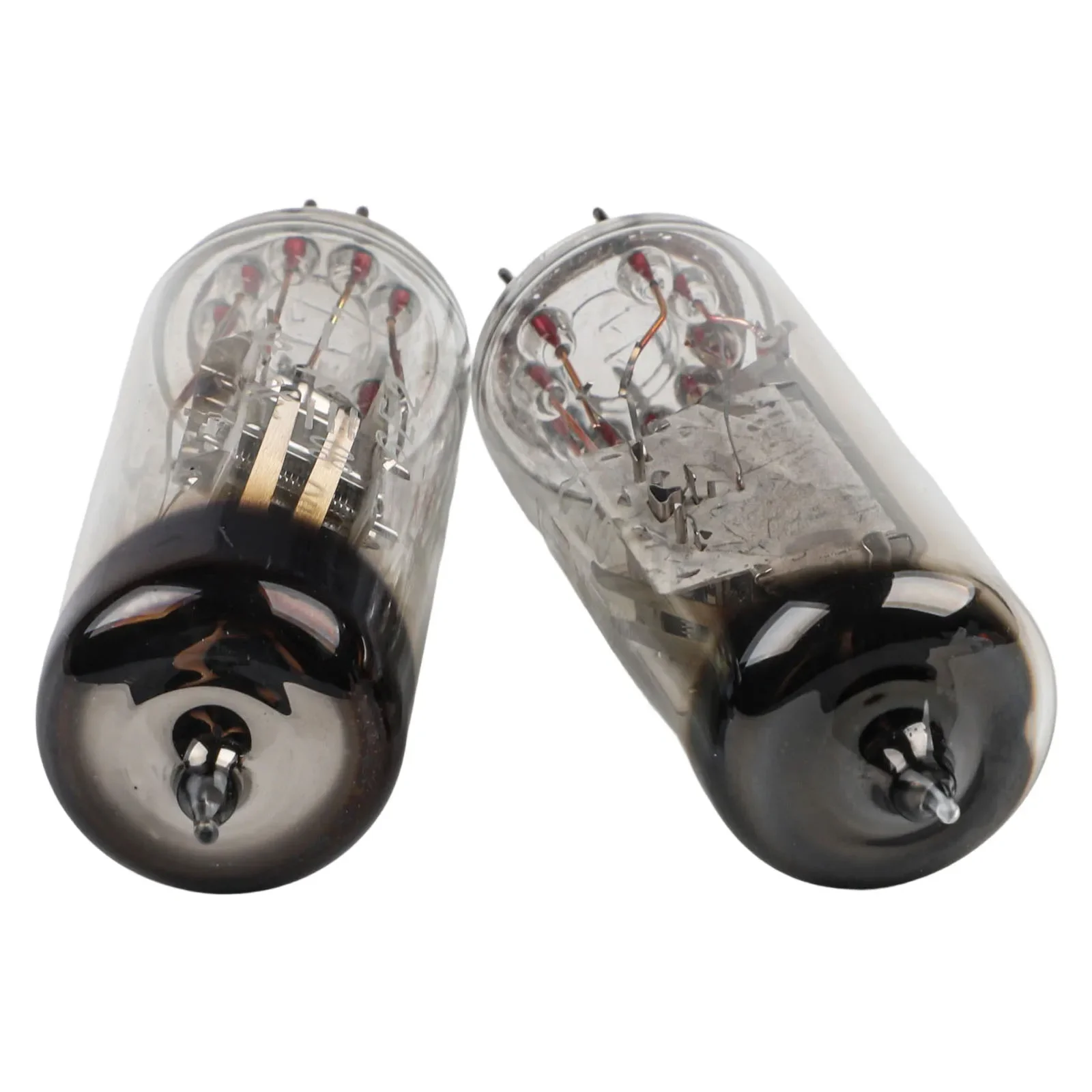 2Pcs 6E2 Fluorescence Tuning Indicator Eye Tube Glass Vacuum Electronic Component For Radio Audio Development Kit
