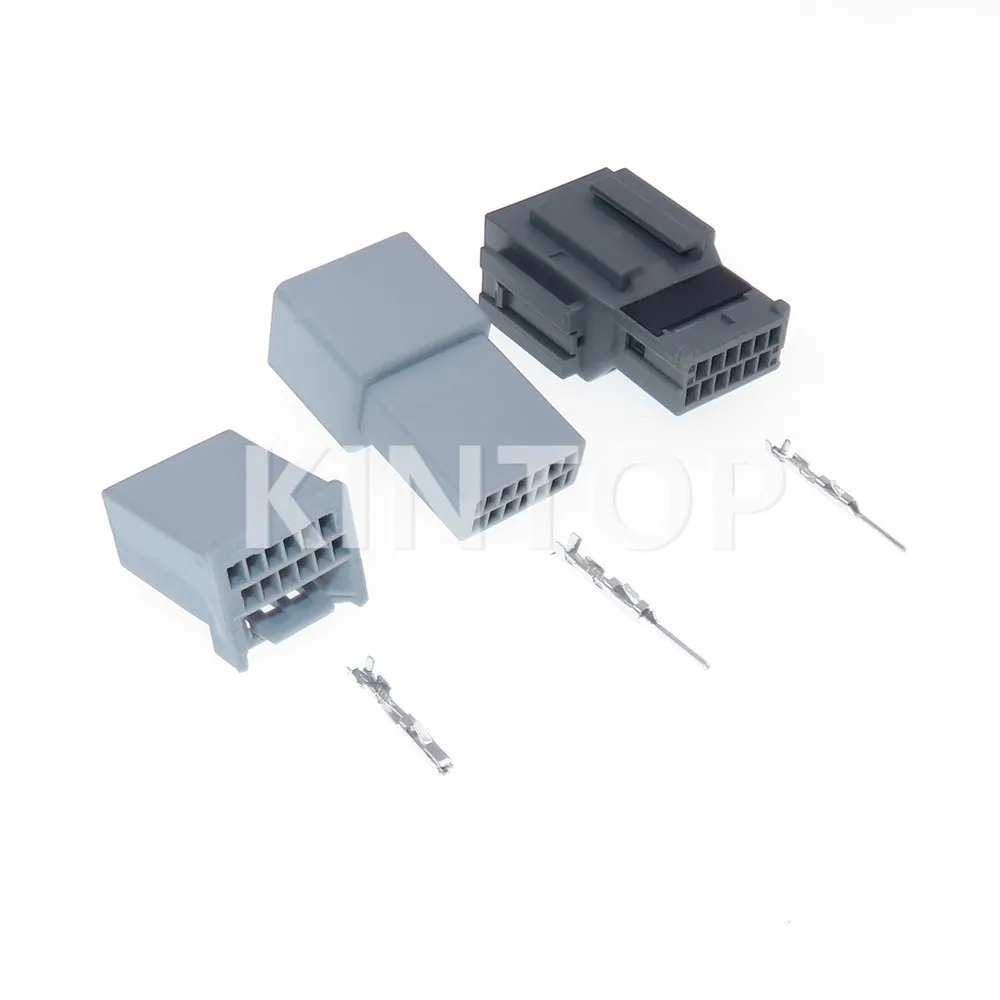 1 Set 12 Pins Auto AC Assembly Plastic Housing Connector with Wires Car Host Instrument Wire Socket MX34012SF1 MX34012PF1