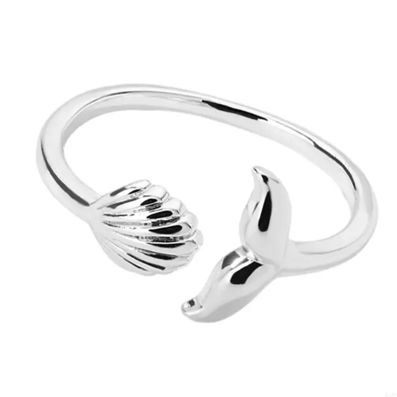 Anéis datação e15e anéis abertos anéis dedo ajustáveis ​​Tail cauda cauda cauda capa cobre, adequada para e
