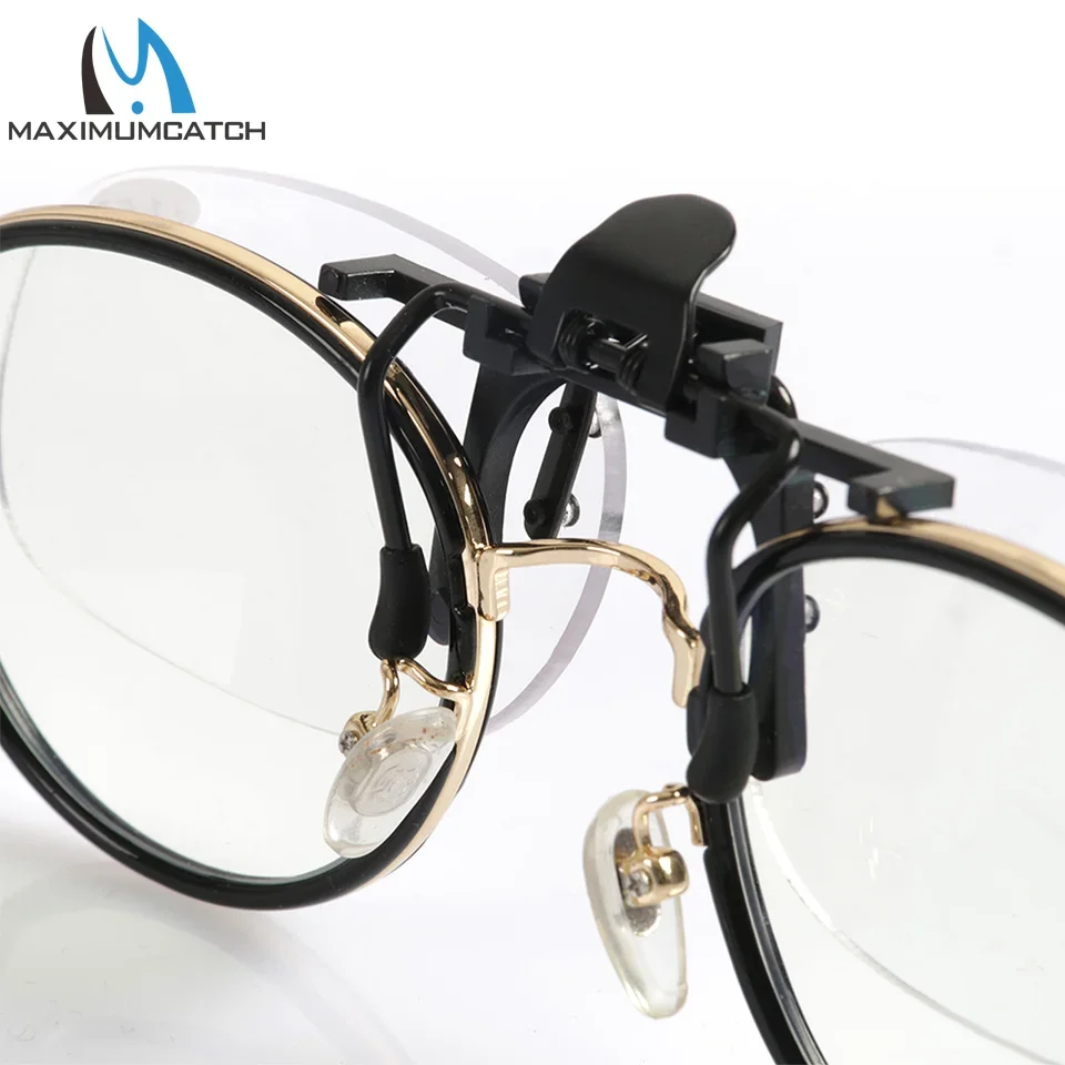MAXIMUMCATCH C--MS +1.5 +2.0 +2.5 Presbyopic Square Glasses Rimless Portable Clip-On Reading Glasses for Presbyopia Relief