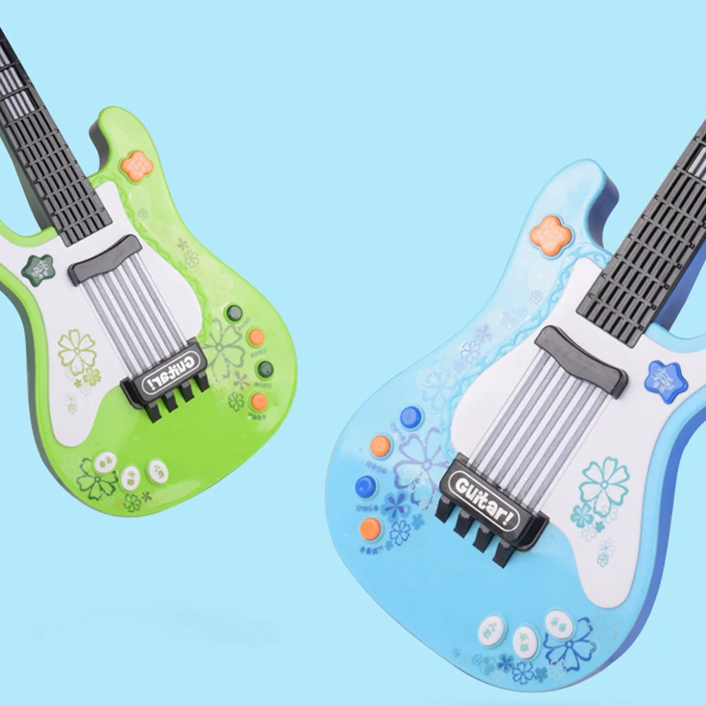 Children's Toys Kid Simulation Bass Player Guitar Electronic Musical Instruments for Kids Toddler