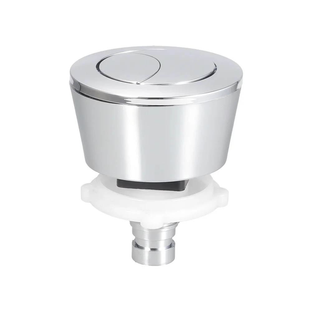 Dual Flush Toilet Button Replacement Kit Compatible with For 20mm and 40mm Cistern Lid Holes Includes Washers and Nuts