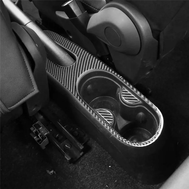 

Для Fiat 500 2012-2015 мягкое углеродное волокно автомобильное центральное управление ручным тормозом держатель чашки крышка отделка наклейка аксессуары