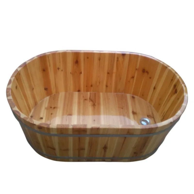 

Baby Bath Tub Solid Wooden Bathtub Insulation Bath Barrel Household Adult Children's Bath Tub