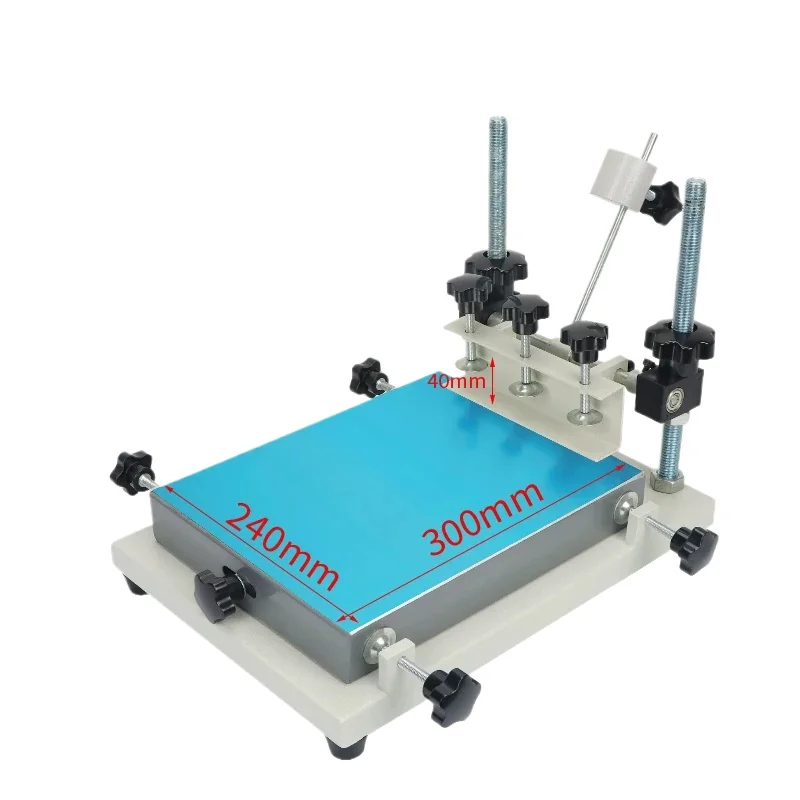 Manual Screen Printing Table Solder Paste Hand Print Workbench For PCB Sticker Small Parts Printing