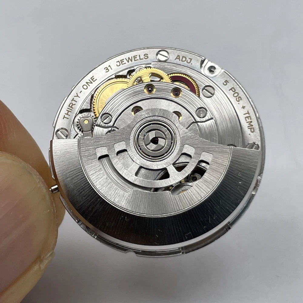 3285 watch movement GMT SH VR 3285 for 126710 4-hand engraved oscillating weight blue balance wheel fish scale grinding