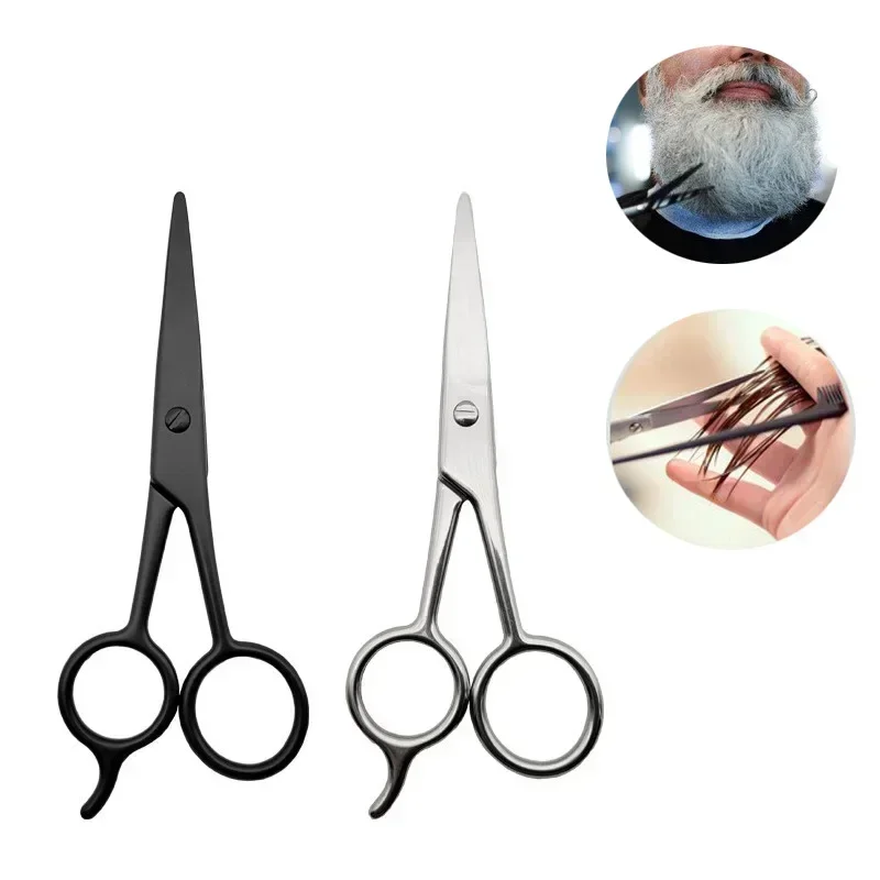 professional 4 '' black small makeup cut hair scissors nose trimmer haircut shears eyebrow cutting barber Hairdresser scissors