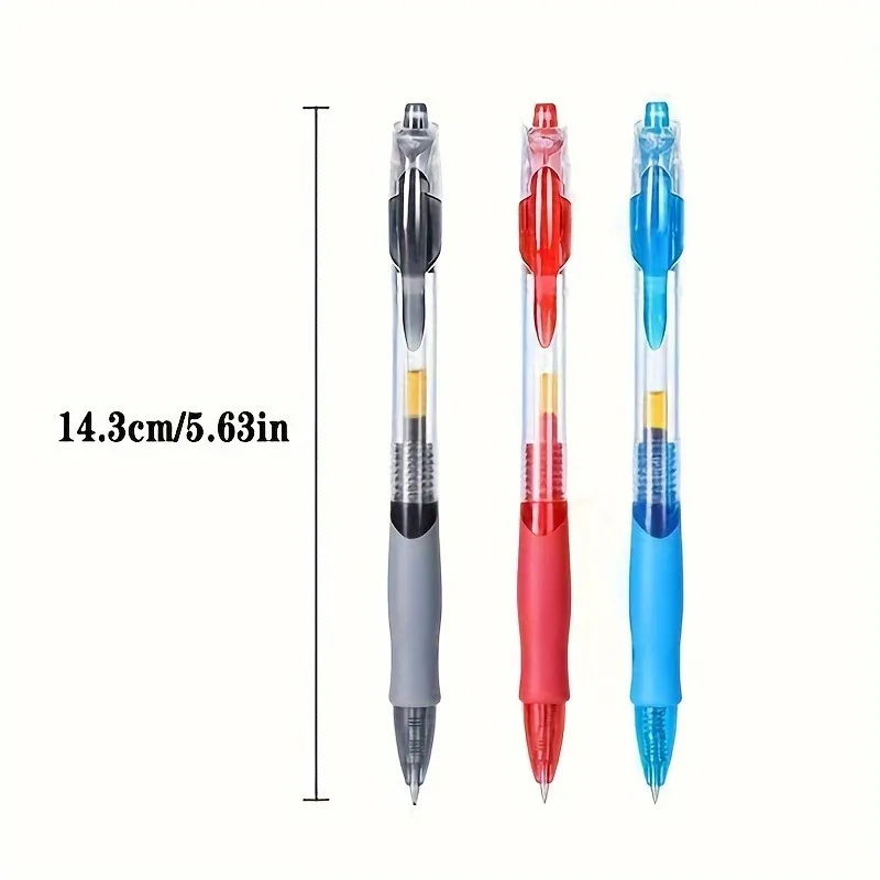 25pcs/set Gel Pens Refills Set Kawaii Stationery Writing Pen Black/red/blue Ink 0.5 Mm Ballpoint Pen Office School Supplies