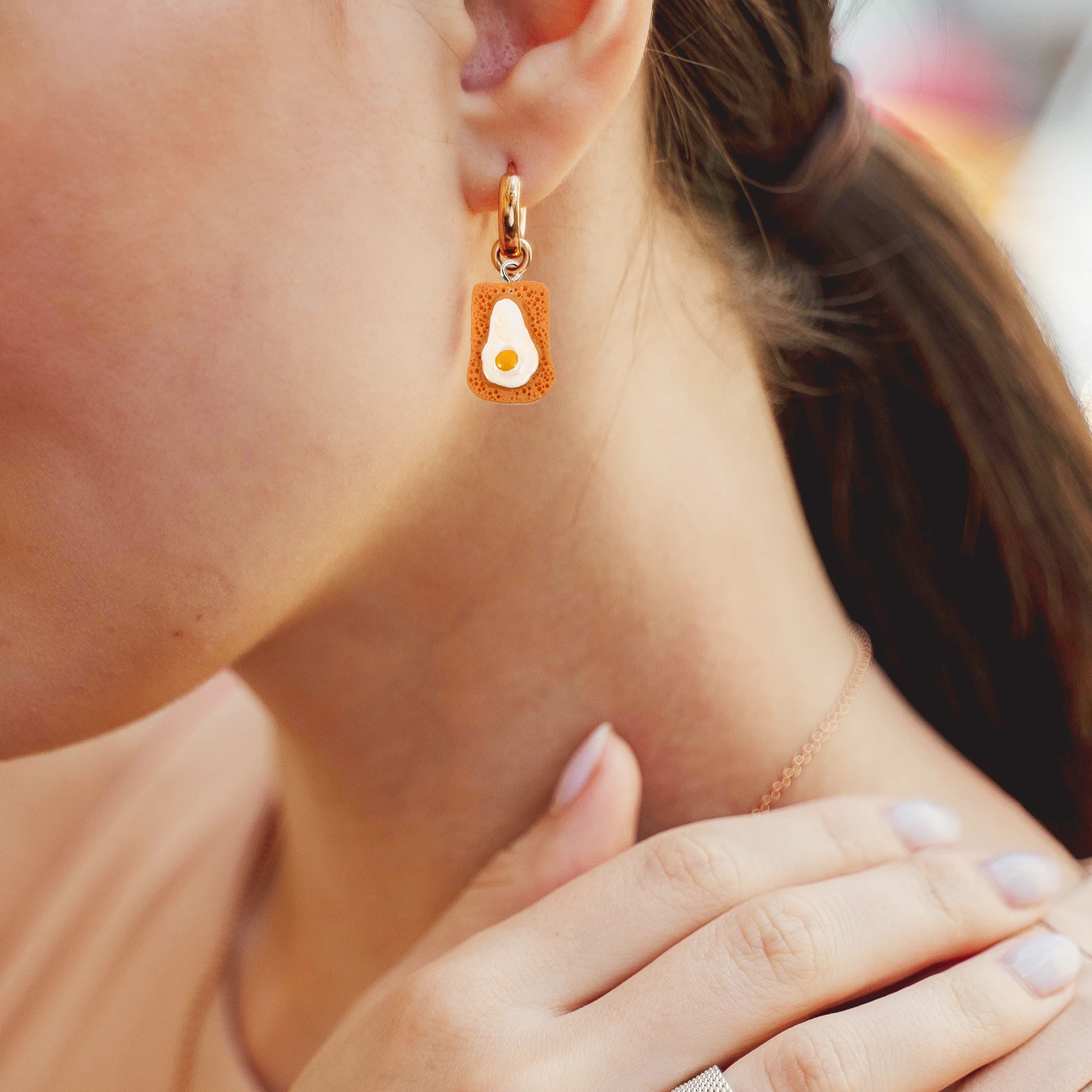 

50Pcs Resin Alloy Bake Cake Pendant DIY Jewelry Making Accessories Creative Handmade Charms Semi-Finished Jewelry Decoration