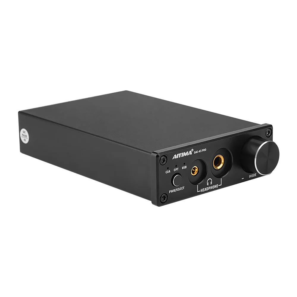 

AIYIMA A5 PRO Headphone Amplifier USB DAC 24BIT 192KHz HIFI Decoder Audio Interface Digital Optical Coaxial PC USB Converter