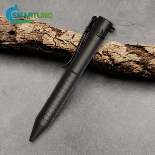 Imagen 1 del producto Bolígrafo táctico de acción de perno multifuncional, bolígrafo de firma, rompecristales de autodefensa, suministros de supervivencia de emergencia