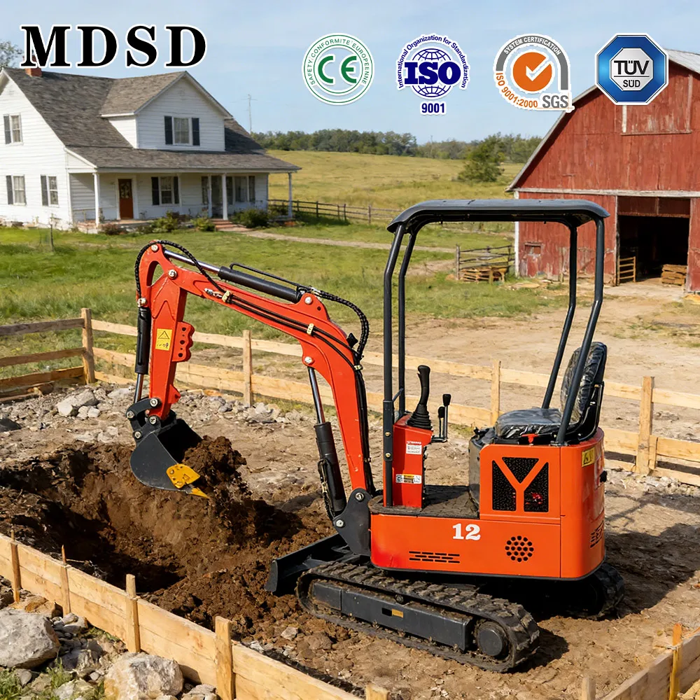 Mini Excavator For Yanmar/Kubota Engine Emission Compliance Shock Absorption Chassis Complete Accessories Global Free Shipping view 6