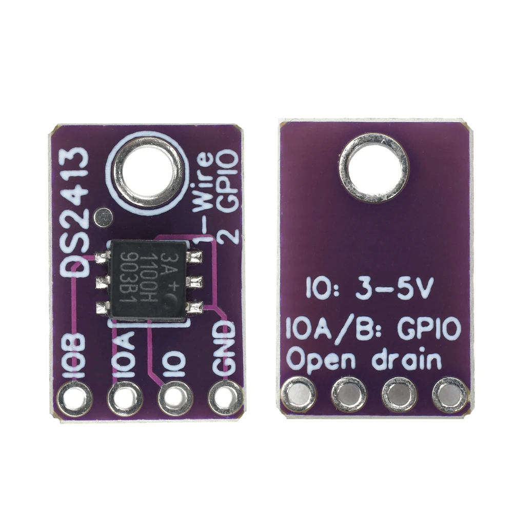 1 ensemble 1 pc DS2413 module simple ligne double contrôleur GPIO interruption violet
