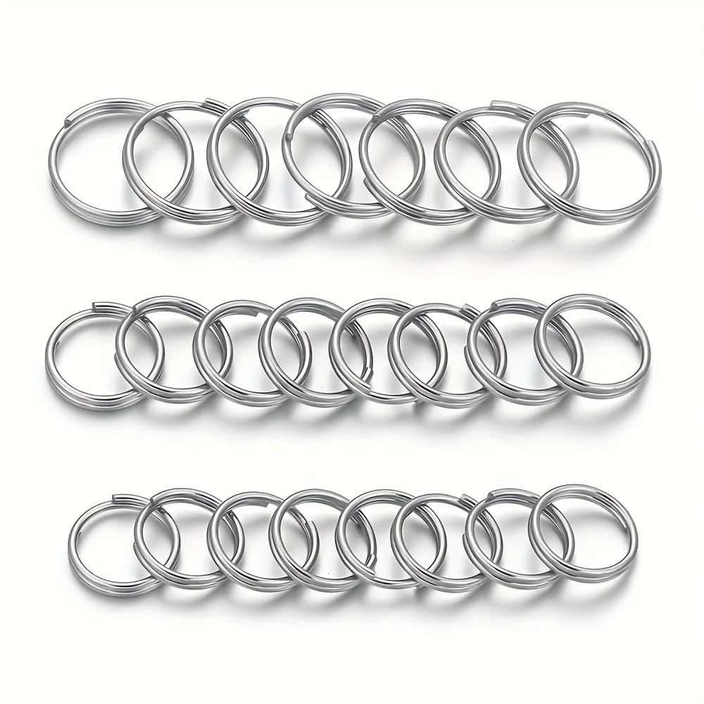 100pcs Silver DIY Jump Rings for Handicraft Accessories