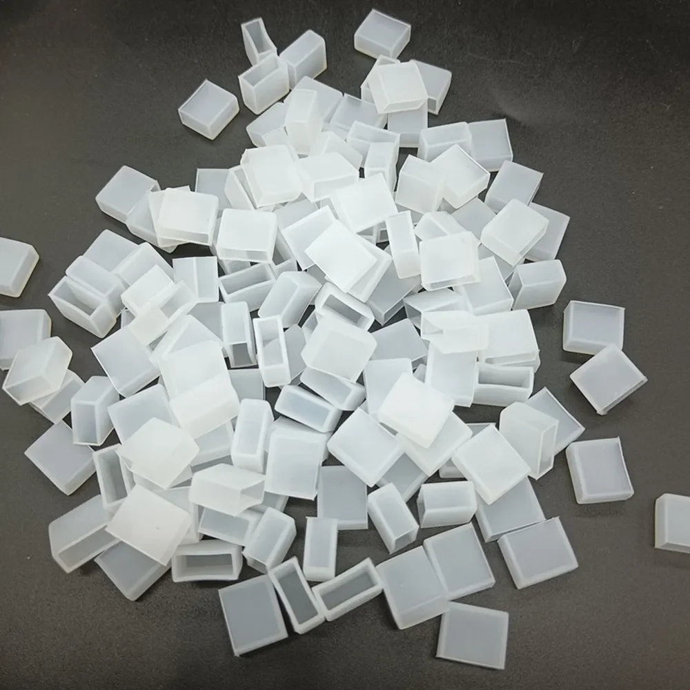 

1000Pairs/Lot 12mm Silicone End Cap for 10mm 5050 5630 IP67 IP68 LED Tube Strip NO 2 Pin Hole