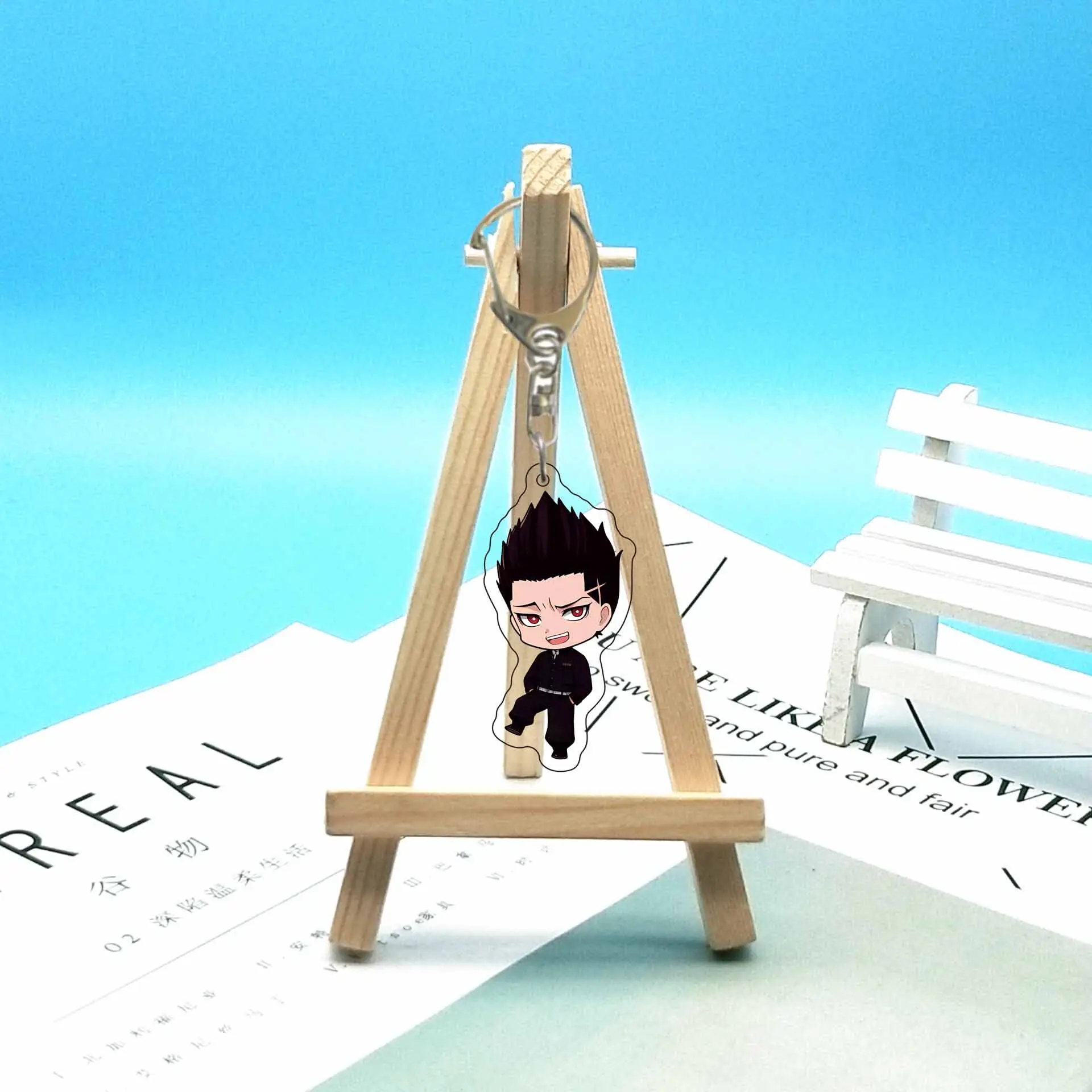 55MM Anime BLUE LOCK Figure Shidou Ryuusei Rin Itoshi Ego Jinpachi Itoshi Sae Barou Shouei Acrylic Keychain Cute Gifts view 6
