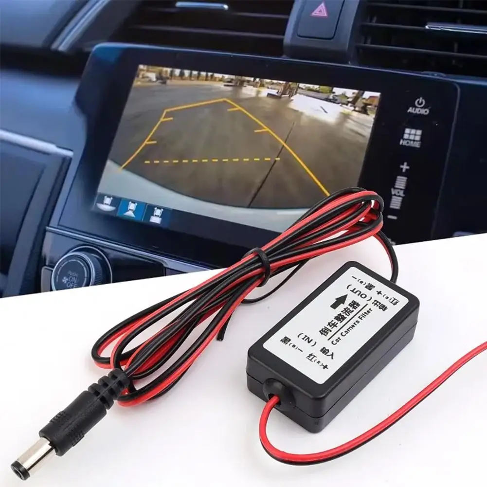 

Car Rear View Rectifier, 12V DC Power Relay Capacitor Filter Connector For Backup Auto Car Camera Filter Solve Ripple Q5A2
