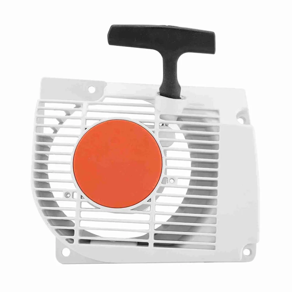 Plastic Recoil Starter Assembly White Easy to Install Pull Starter Replacement Compact for Stihl 029 039 MS290 MS390 MS310