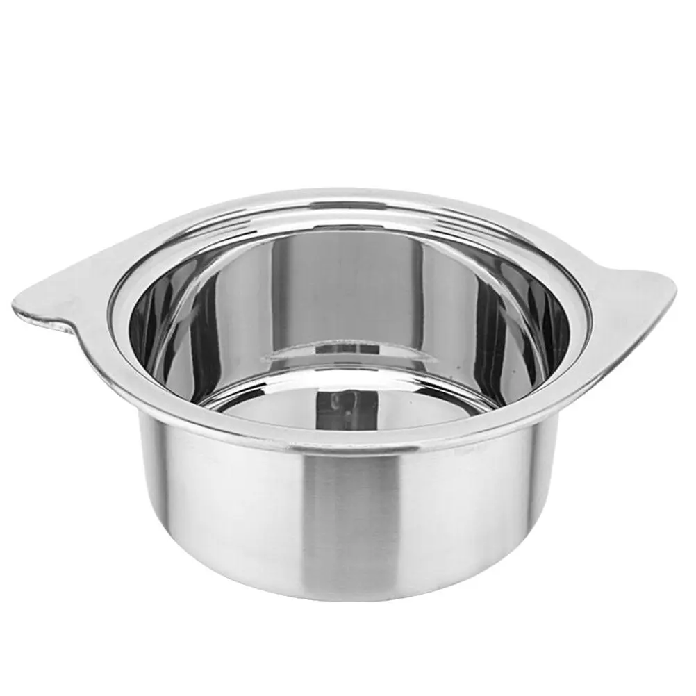 1Pcs Induction Cooker Hot Pot 16cm Stainless Steel Food Grade Stewpot Stainless Steel Hot Pot