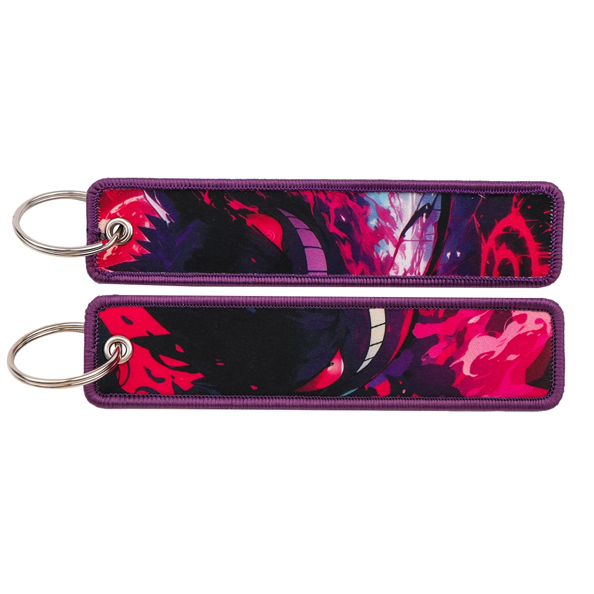 Cute Anime Elf Embroidered Key Fob (1pc)