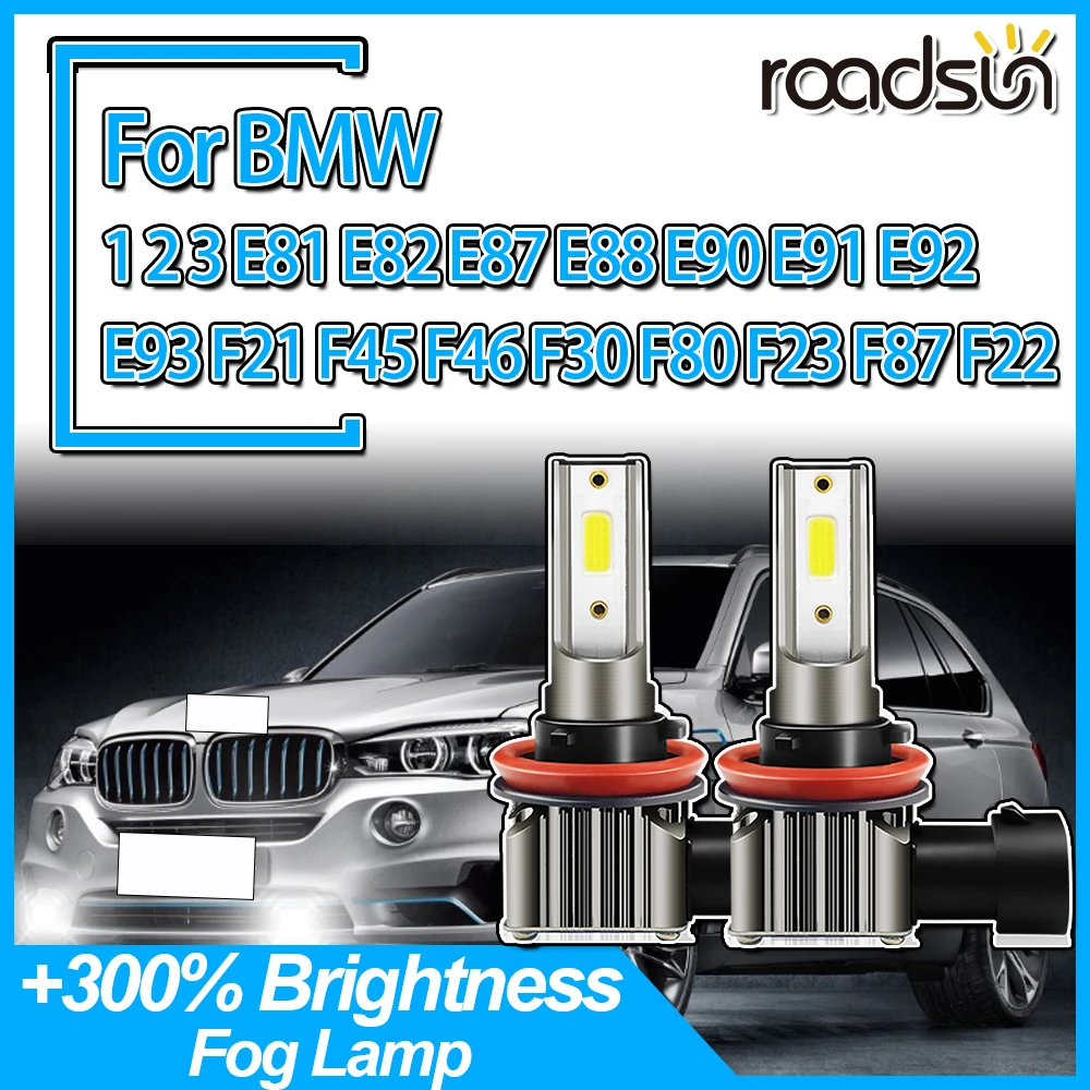 

200W 2PCS Car Bulbs 20000LM Fog Lights Plug&Play For BMW 1 2 3 E81 E82 E87 E88 E90 E91 E92 E93 F21 F45 F46 F30 F80 F23 F87 F22