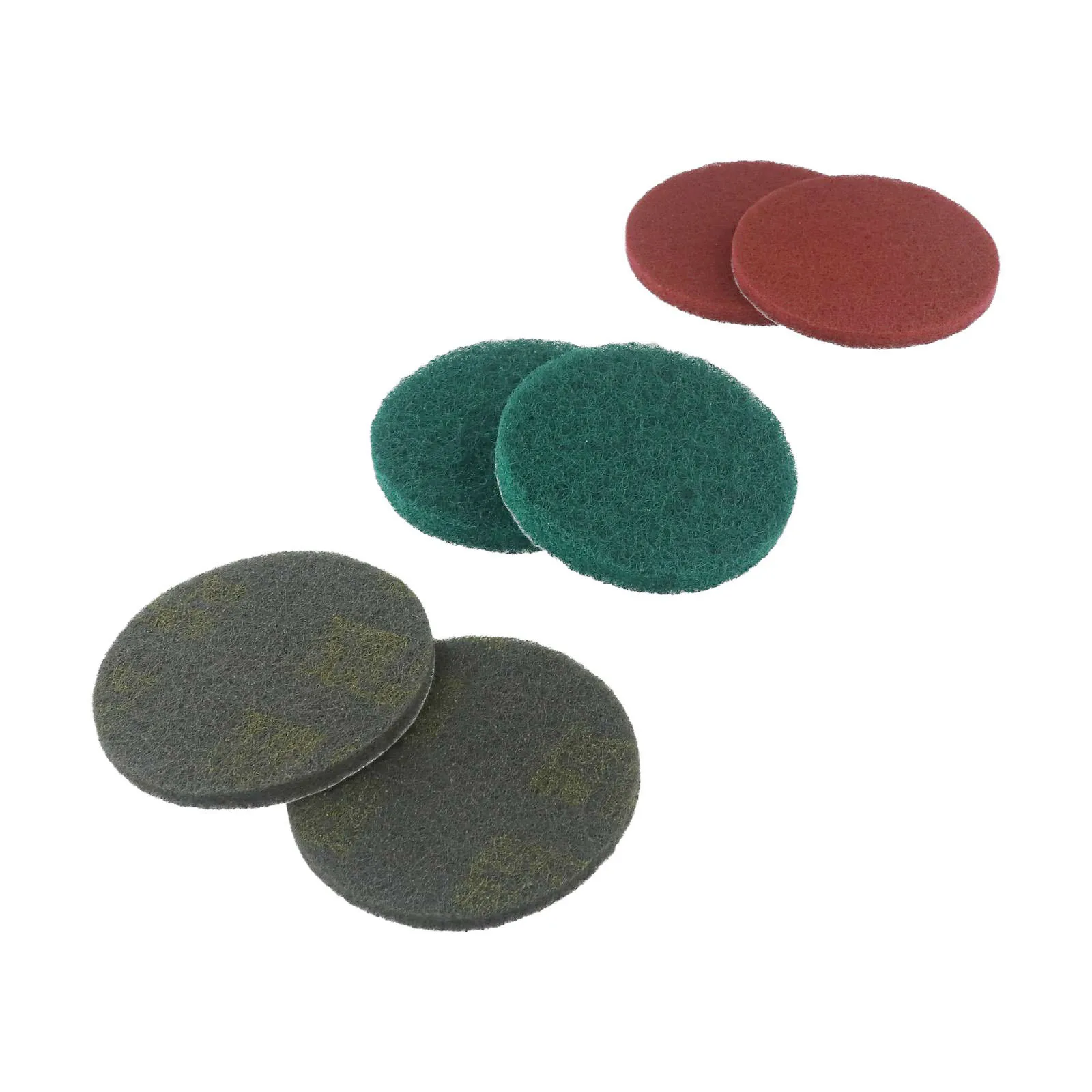 6pc Scouring Pad 125mm Polishing Pad Selfadhesive Disc Industrial Heavy Duty Scrubbing Scouring Pad For Car Auto Polishing Tool