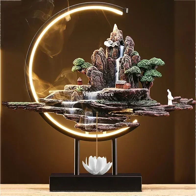 

Ornaments Censer Incense Jardin Zen Burner Zen Garden Aroma Smoke Antique Incense Burner Quemador Inciensos Decorations Home