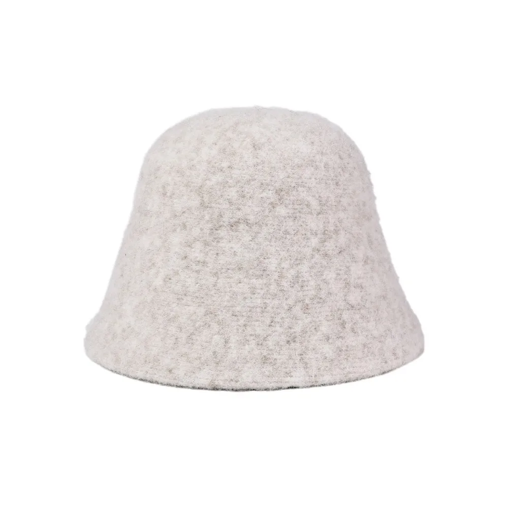 

Versatile Vintage Bucket Hat Korean Style Warm Fisherman Cap Classic Foldable Felt Hat for Women
