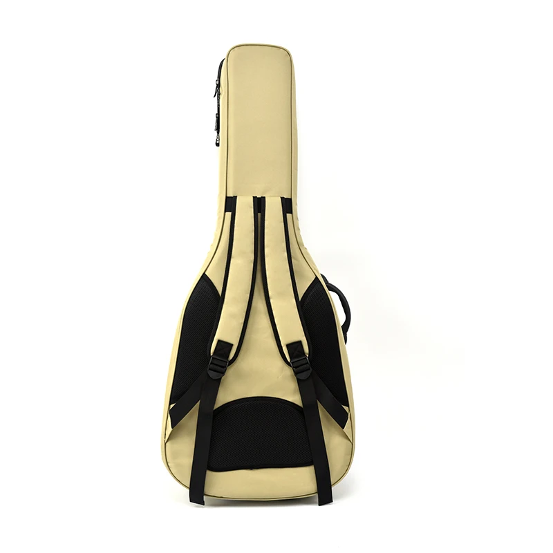 

Folk Guitar Bag 40/ 41inch Thickeneded Anti-Fall Guitar Bag Shoulder Portable Apricot Guitar Bag