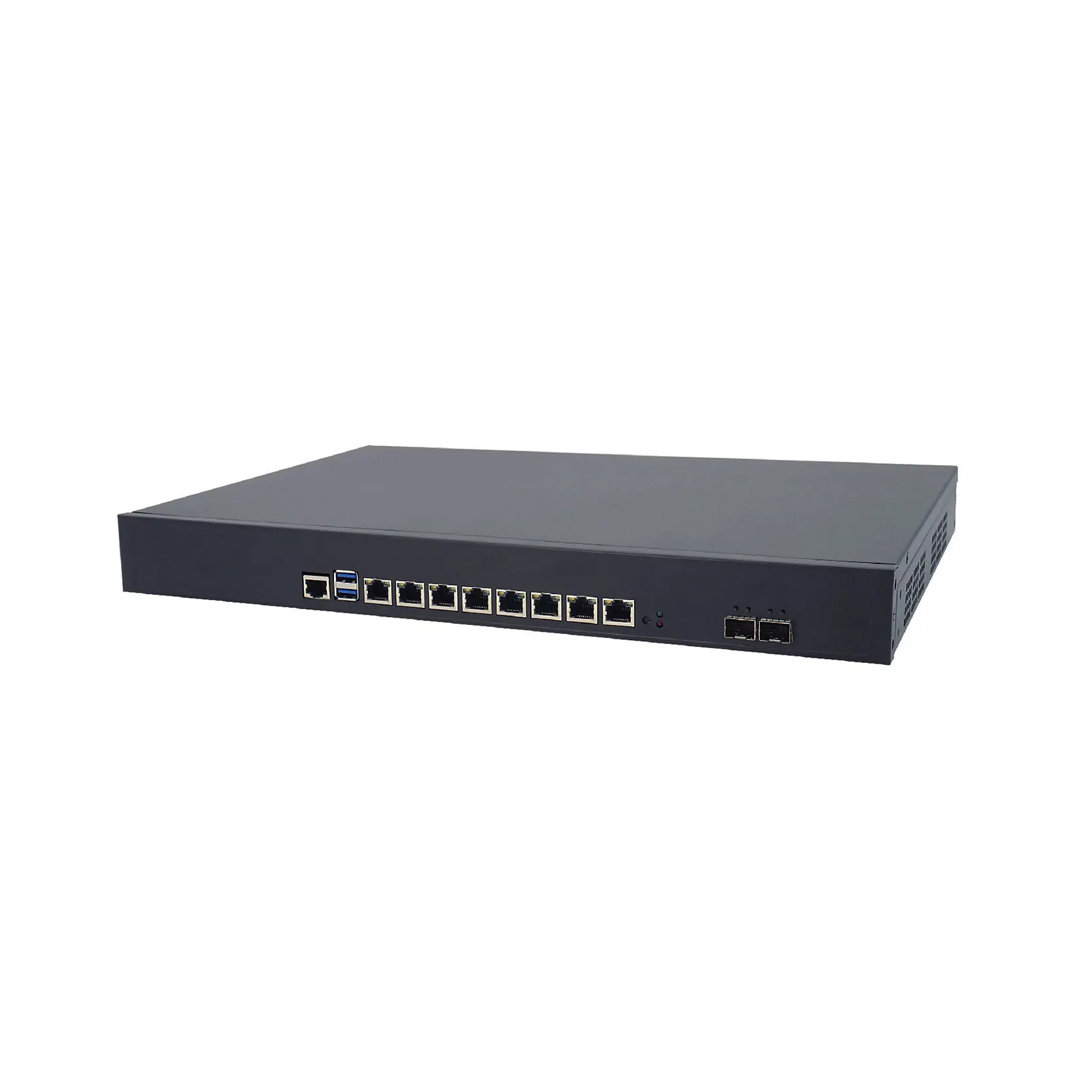 8Port 1U Rackmount Firewall Router in tel Core I7 6700 3.4GHz Support Linux/Ubuntu/CentOS/VyOS X86 Network Platform VPN Firewall