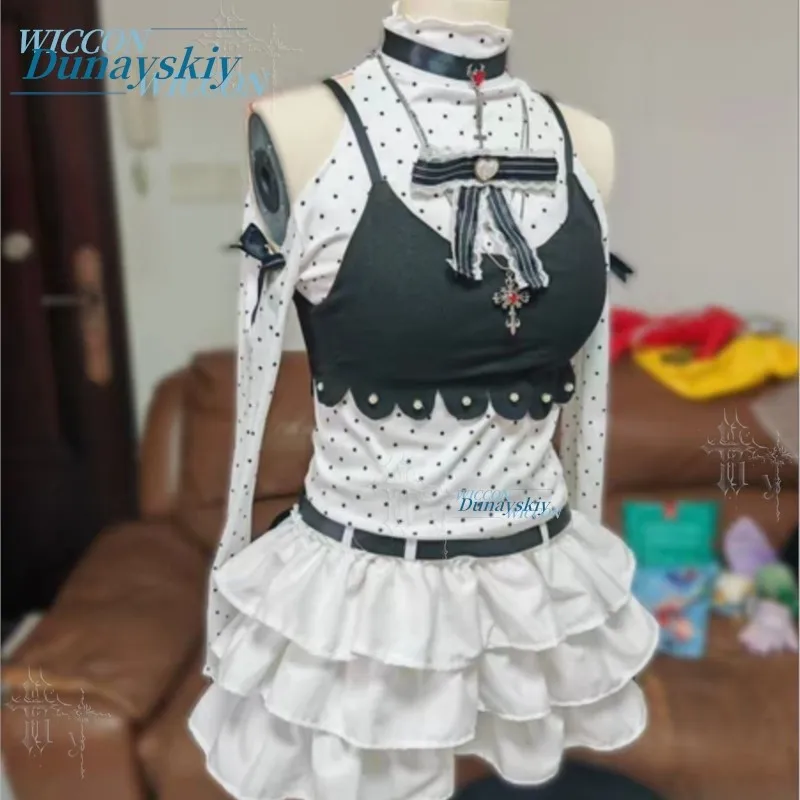 Neverness To Everness Requiem Black And White Game Character Outfit Nursery Rhyme Full Set Cos Costume Lolita Party Jirai Kei view 2