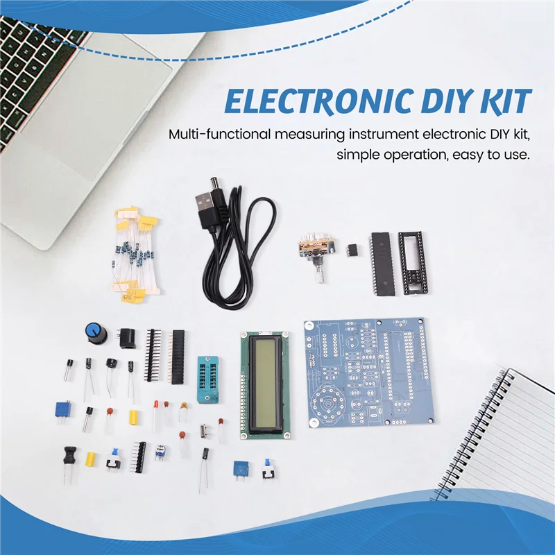 B-T DC5V LCD Frequency Meter USB Transistor Tester DIY Kits Digital Inductance And Capacitance Measuring Instrument