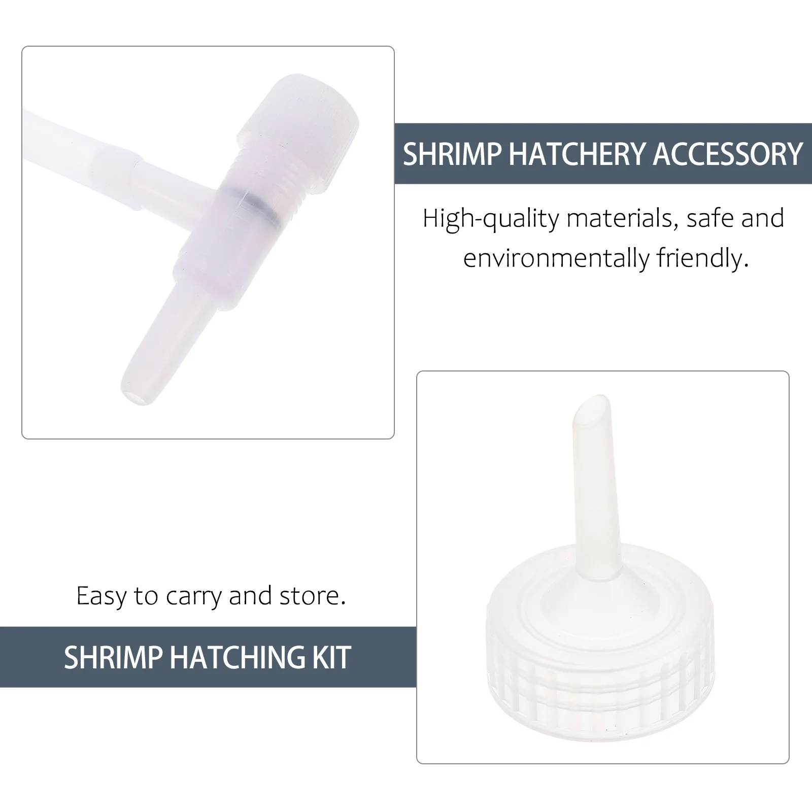 

2 set Diy Shrimp Hatchery Kit Plastic Aquarium Incubator Tool For Brine Shrimp Eggs Hatching Fish Tank Breeding Accessories