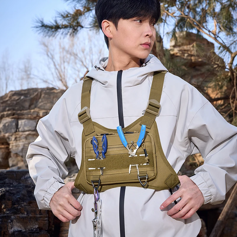 Taktik ön göğüs rig çantası ye - Fishing Backpack incelemesi ve fiyatı
