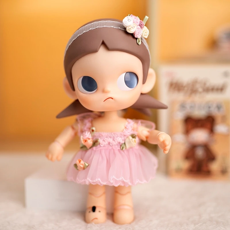 로즈 나비 날개 웨딩 드레스 20cm Zsiga BJD 인형 의류 액세서리 드레스 업 변경 의류 선물