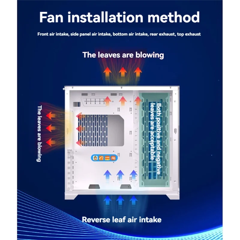 【Hot-Price!】12CM 5V 4Pin PWM ARGB Cooling Fan Quiet 800-1600RPM Computer Chassis Fan For PC Computer Positive Airflow