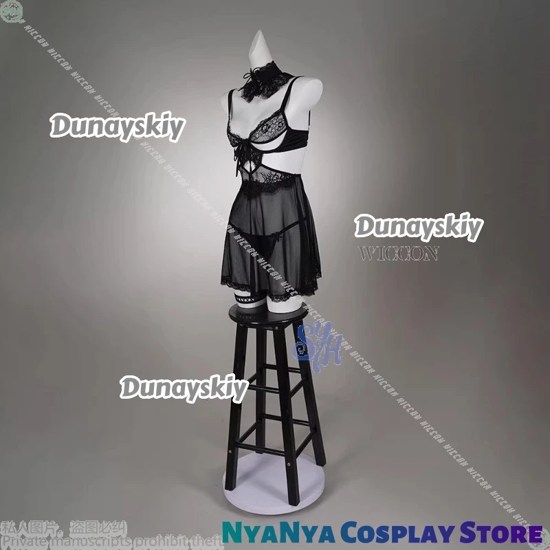 Ani Grok Ai Virtual AI Girlfriend Cosplay Anime ملابس داخلية مثيرة شبكية شفافة ورغبة نقية انظر فستان النوم لوليتا الهالوين كوس