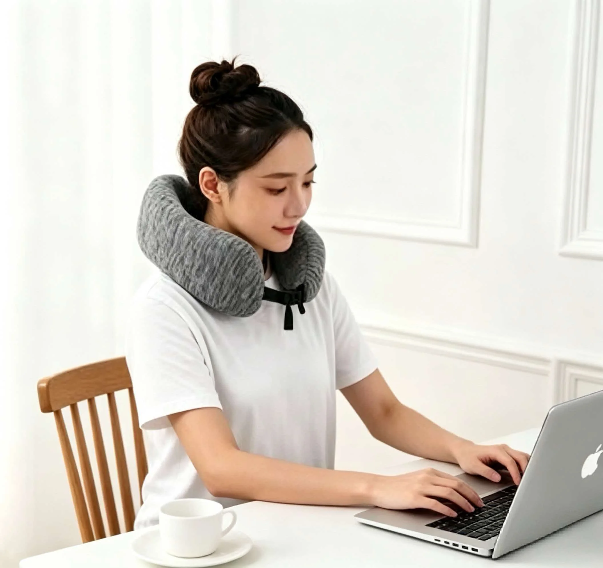 Memory foam portable ergonomic cervical support Exquisite Structure High Quality neck pillow