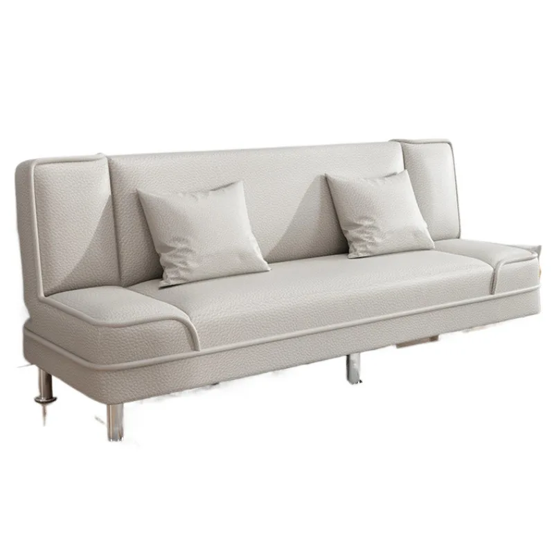 

Simple folding small apartment living room rental room fabric sofa