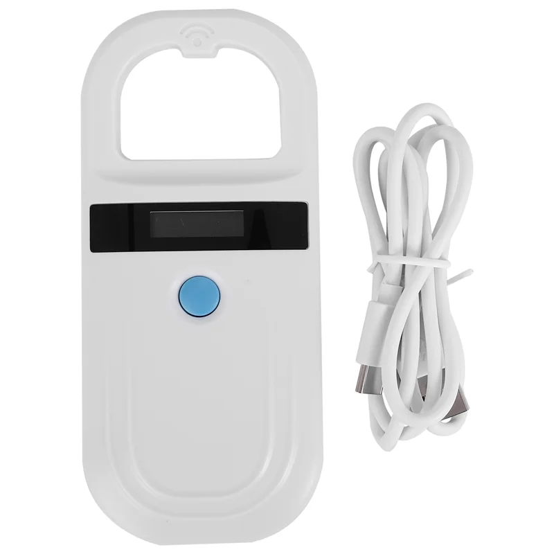 A10R Microchip Reader RFID 134.2Khz, Pet ID Microchip Scanner With 0.91 Inch High Brightness OLED Display For Animal Tracking