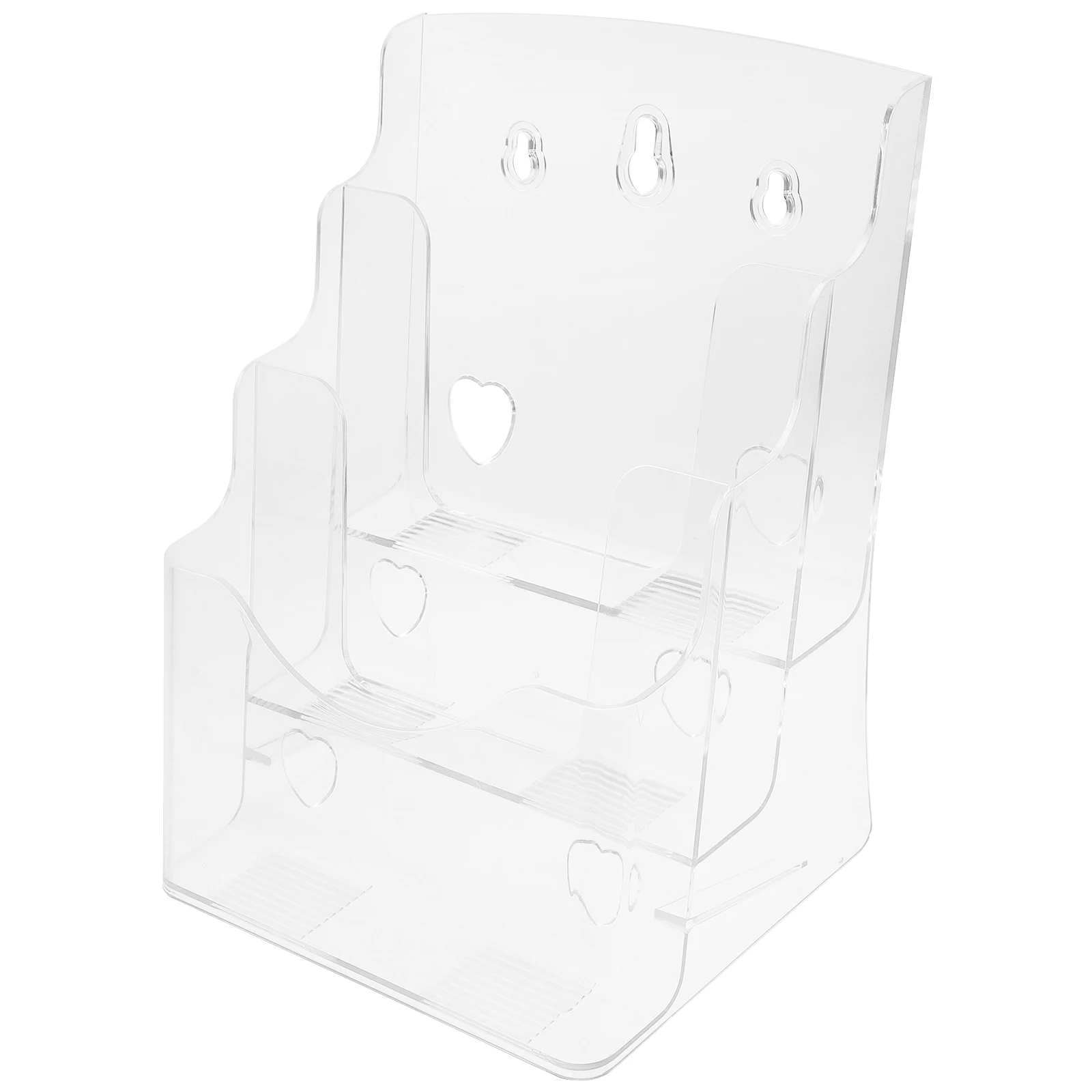 

Acrylic Brochure Document Stand File Rack Clear Pamphlet Document Stand Rack Desktop Organizer Storage Solution