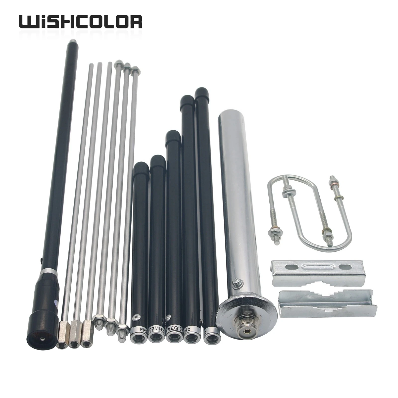 Wishcolor CZE-15B 0.3-15W Adjustable Stereo FM Transmitter PC Control Wireless Radio + Power Adapter + Antenna
