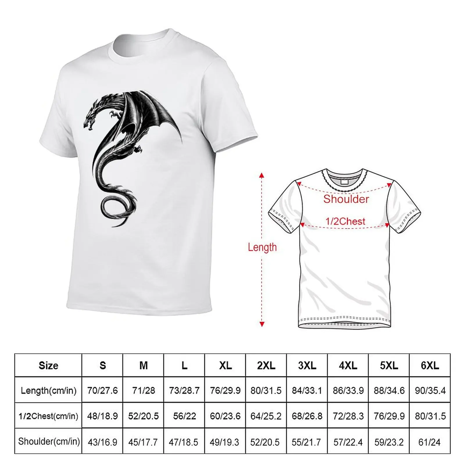 الفتاة مع وشم التنين وشم ليزبيث سالاندر تي شيرت مطبوعة تي شيرت للرجل تي شيرت للرجل حزمة القطن #5