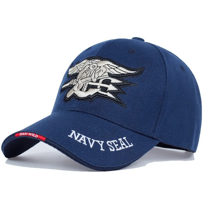 Unisex Seal Assault Team Embroidery Baseball Caps Spring and Autumn Outdoor Adjustable Casual Hats Sunscreen Hat