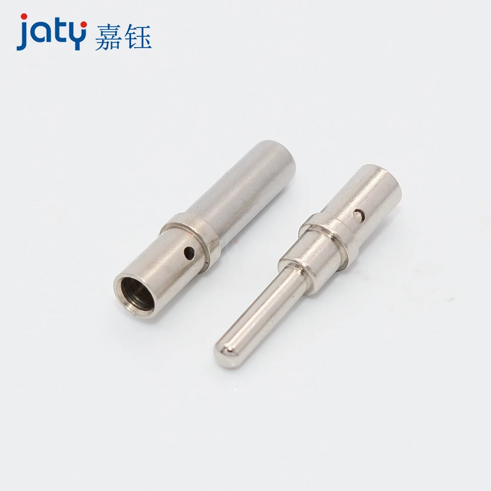 20pcs 0462-203-12141/0460-204-12141 Stainless Steel Solid Terminal 14-12AWG  Deutsch DTP Autom0otive Connector Round Crimp