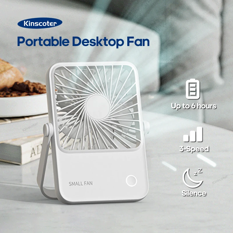 Mini Small Fan USB Charging Desktop Student Dormitory Office Portable Plantain Small Fan